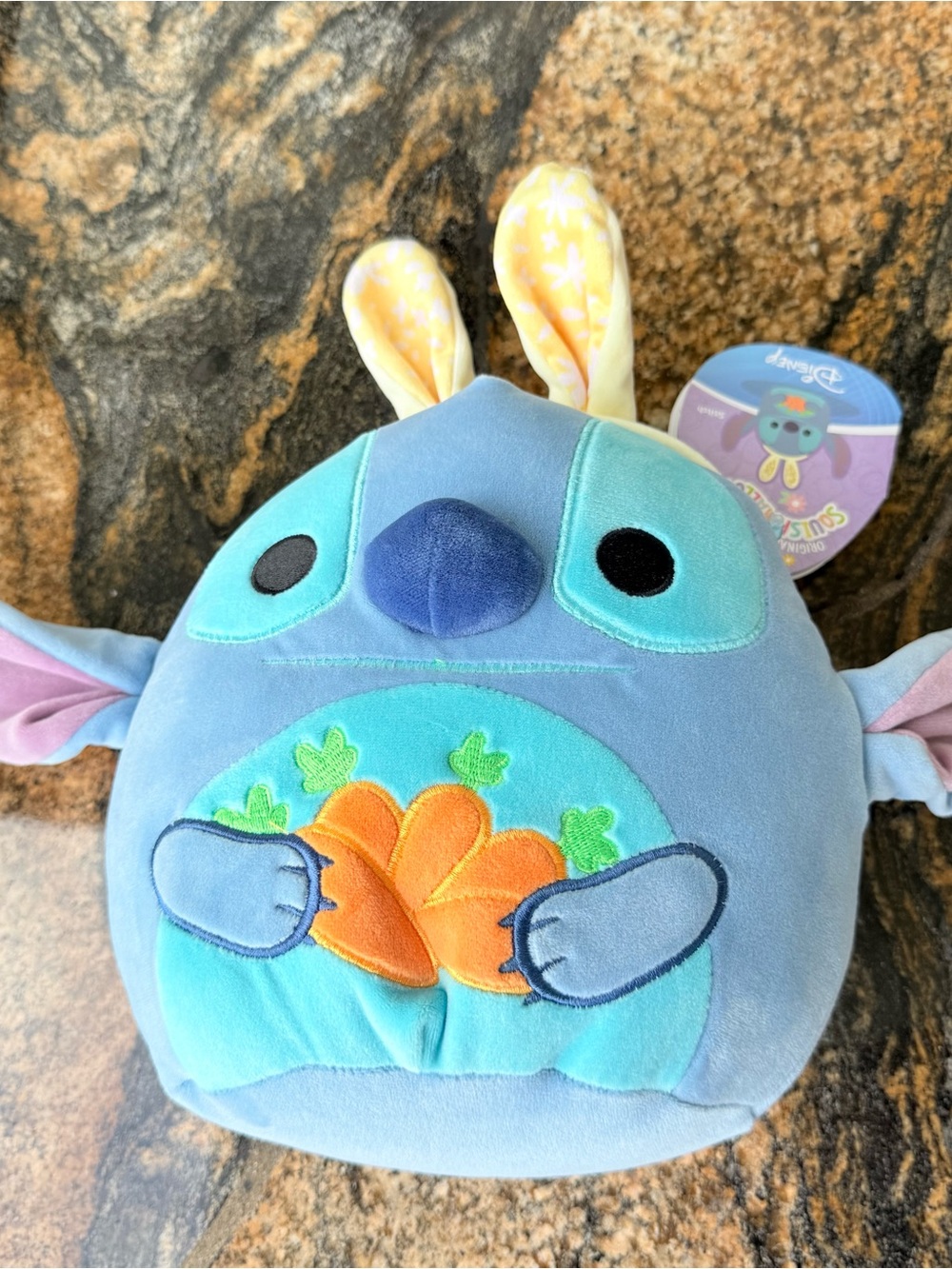 Disney Stitch as the Easter Bunny with Carrots Stuffed Plush 9" Easter 2026 NWT